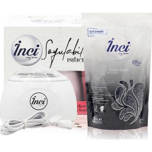 Pearl waxing and waxing heater machine, black hard beads wax, hair removal, sugar-free, bezsiz painless painless waxing