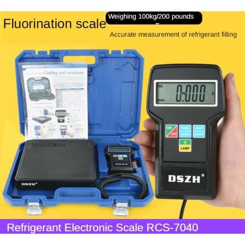 RCS-7040 REFRIGERANT CHARGING SCALE Refrigerant filling electronic scale weighing 100kg
