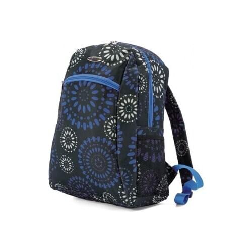 School backpack flowers