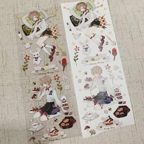Fairy Tale Dream2 Washi Tapes Bullet Journal Masking Tape Adhesive Tape DIY Scrapbooking Washi Stickers