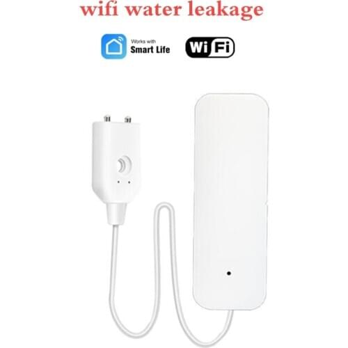 Smart Wifi Water Leakage Alarm Independent WIFI Water Leak Sensor Detector Flood Alert Overflow Security Alarm System Tuya