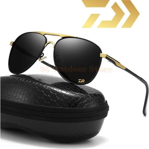2021 New Daiwa Sunglasses Men Polarized Fashion Classic Pilot Sun Glasses Fishing Driving Goggles Shades For Men/Wome Oculos