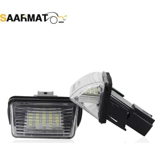 LED CANBUS Number License Plate Light For Peugeot 308, 5008, 406, 406(New), Partner, Tepee(B9), Partner B9, M49, M59 Car Lamp