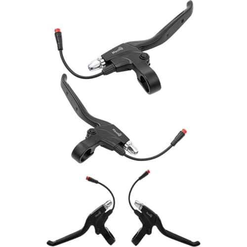 Universal Electric Bike Brake Levers Waterproof Anti-Skid Mini Electric Scooter Handlebar for Most Bicycle Scooters MTB