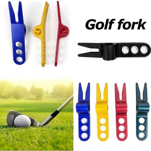 1pcs Aluminum Alloy Golf Accessories Putting Green Fork Golf Tool Golf Pitch Fork Outdoor Golf Course Accessories Tools