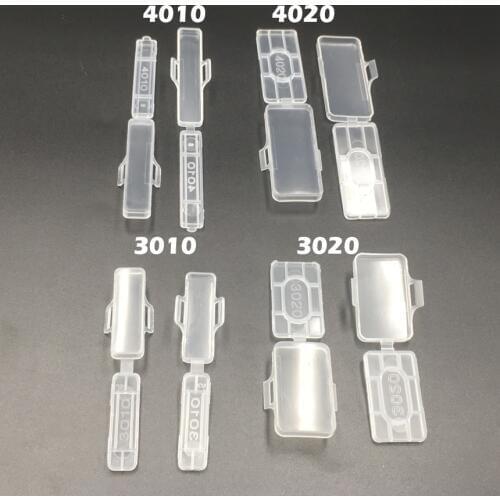 100pcs 3010 30x10mm 30*10 Transparent Clear Waterproof Wire Sign Cable Tie Marker Labeled Tag Box