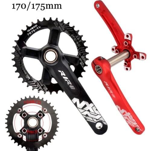 104BCD Mountain Bike Crankset 170mm 175mm Crank 104BCD Bicycle Chainwheel 32/34/36/38/40T 8/9/10/11S MTB Crank Set Bike Part