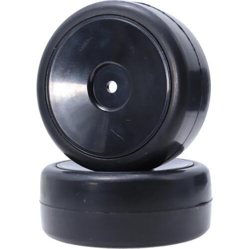 2Pcs 1/10 On Road Tires Wheel Hub Rim Hex 12mm For 1:10 RC On-Road Racing Car HPI HSP Traxxas TRX4 TRX-4 Kyosho Sakura 94122