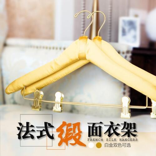 2pcs/lot 45cm Suit Hangers Mens clip Non-slip High-grade clothes Hanger Pants Rack Solid Wood Hanger Clothes store Hanger