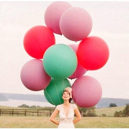 36 Inch Pastel Jumbo Balloons 2pcs Huge Ballloons for Photo Shoot Wedding Decor Baby Shower Bridal Shower Birthday Party Centrep