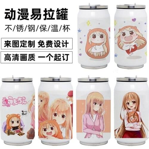 Anime Himouto! Umaru-chan Stainless Steel Thermos Cup DIY Cosplay Vacuum Cup Toy Gifts 350ml