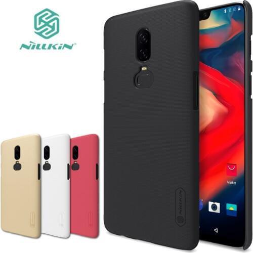 Nillkin Oneplus 6 Case Super Frosted Shield Oneplus6 Ultra-Thin Hard Back PC Cover 1+6 Case for One plus 6 Nilkin Phone Case