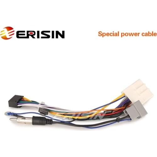 Erisin Nissan-Cable-A2 16Pin Nissan Car Connect Power Cable For ES8136U ES2736U ES5137U