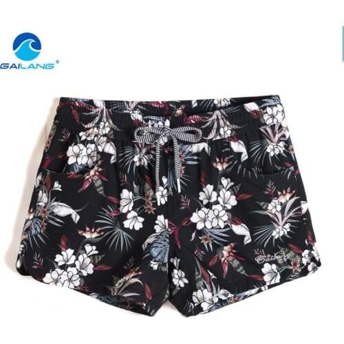Gailang Brand Womens Quick Drying Boardshorts Swimwear Swimsuits Surfing Briefs Bermuda Plus Size Bottoms Swimming Boxer Trunks