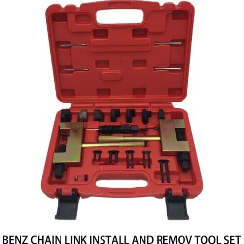 For Mercedes-Benz M271 M272 M276 Rivet Double Row Chain Timing Installer Timing Chain Demolition Tool