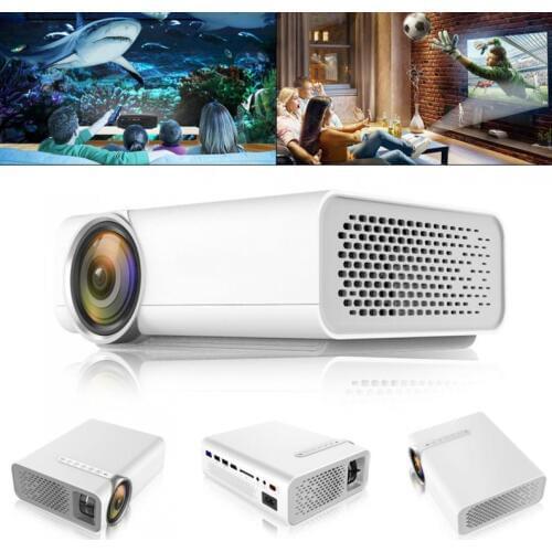 1800LM YG510 Universal 120 Inch HD Portable Mini LED Pocket Projector for Home and Entertainment Supporting Wired Sync Display