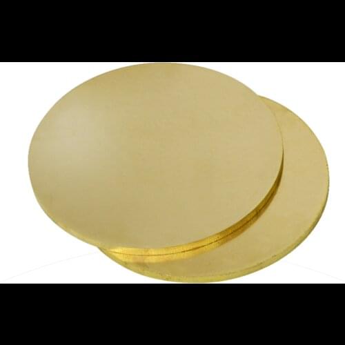 Brass Disc Round Plate Sheet H62 Copper Alloy Solid Circle Grinding Flakes High Hardness Good Ductility Foil Metallic Luster
