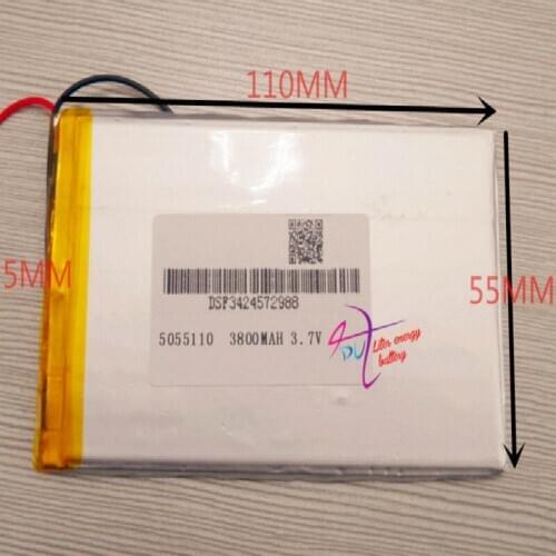 Best battery brand 1PCS T7 P7 N7 M7 N18 5055110 3800MAH VI60 Ultimate Power 3.7V lithium panel