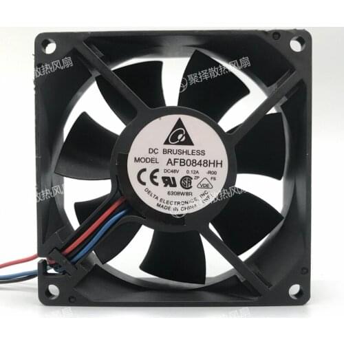 New DELTA AFB0848HH dual ball server 8025 8 cm 48 v 0.12 A fan