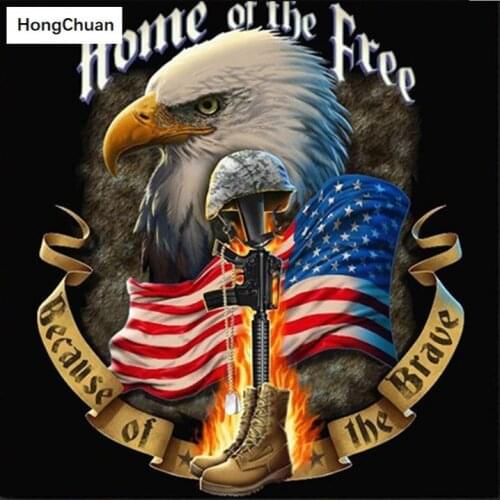 Eagle 5D DIY square/round diamond painting cross stitch needlework mosaic diamond thorn show home decoration new year gift