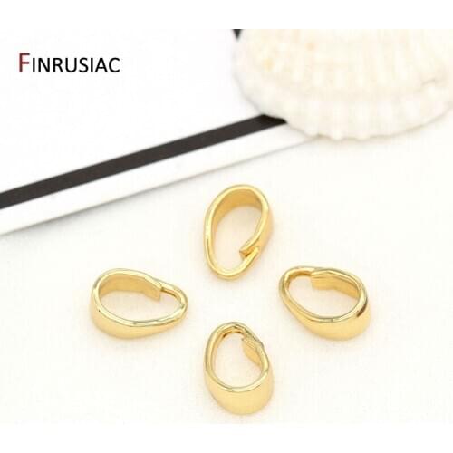 14K Gold Plated Bale Pinch Clasp For Pendant Making DIY Necklace Jewelry Making Findings