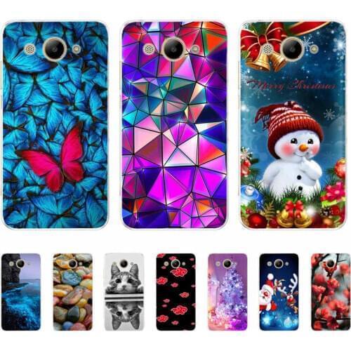 Silicone Phone Case for Huawei Y3 2017 Case Soft Tpu Back Cover Coque Huawei Y 3 2017 Bumper Full Protective capa shell