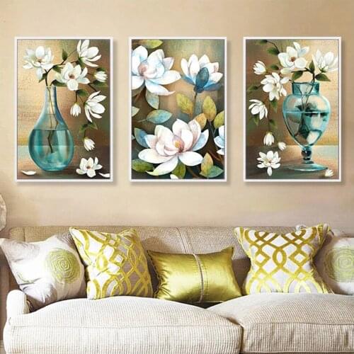 Modern Pink Flower Lily Peony Diamond Embroidery Sale 5D Diy Diamond Painting Full Square Round Drill Mosaic PicturesZP-3214