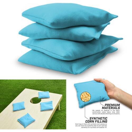 Outdoor Nylon Cornhole Bag Set Of 5 Regualtion Official 12cmX12cm Game Fabric ACA Bean