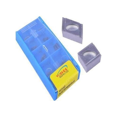 10pcs YUTOOLS carbide insert DCGT070201R-H CNC Milling lathe inserts New