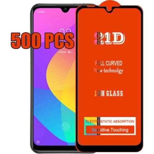 500pcs 21D Tempered Glass Film Guard Screen Protector Full Glue For OPPO Realme 8 Pro C11 C20 C21 C25 C25S GT Neo Q3 X9 X7 MAX
