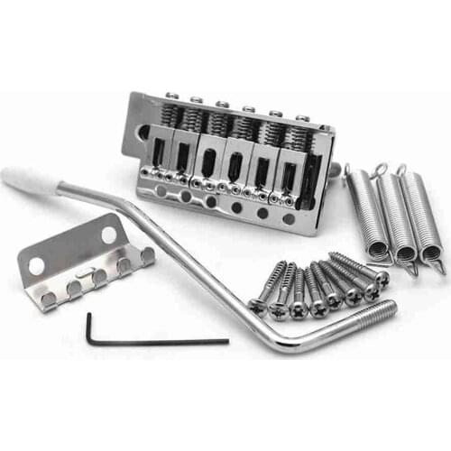 6 Strings Guitar Bridge Saddle Tailpiece for Fender Strat SQ ST Electric Guitar Tremolo Bridge Standard Guitar Accessories