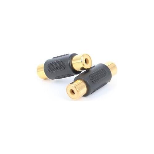 Audio Video RCA Female To Female Coupler Joiner Barrel Adapter