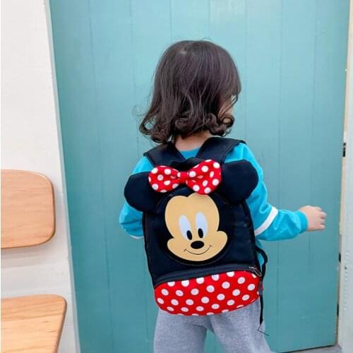 Disney Mickey Mouse Children Backpacks Kindergarten Small Schoolbag Kids Backpack Children School Bags For Boys Girls Backpacks