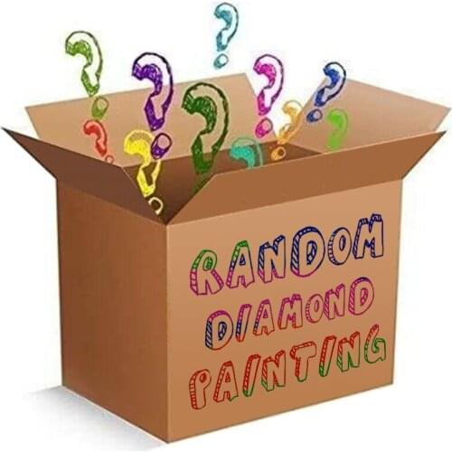 Mystery Gift Surprise Box 1 Pack Pack 10000+ Different Diamond Paintings Sets Random 1pcs Diamond Art Painting DIY Creative Gif