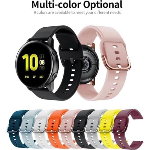2021 New Silicone Band For Samsung Galaxy Watch Active 2 Fit Strap Tool Watch Protector Bracelet for Active2 smart watch strap