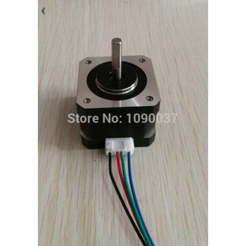 5pcs/lot Nema17 bipolar step stepper motor 0.4A 34mm length 26Ncm 4 leads 17hs3430 for RepRap 3D printer