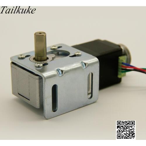 32-28 Worm Geared Stepper Motor 31mm Self-locking Right Angle