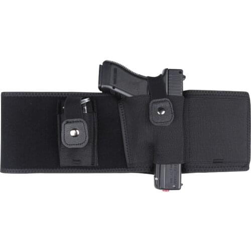 Military Tactical Neoprene Pistol Holster Airsoft Accesorios Hidden Wide Belt Hunting Equipment Outdoor Glock Gun Accessories