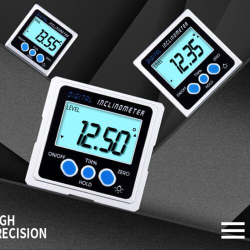 High quality 360 degrees Digital Bevel Box Digital Inclinometer Angle Finder Gauge Protractor