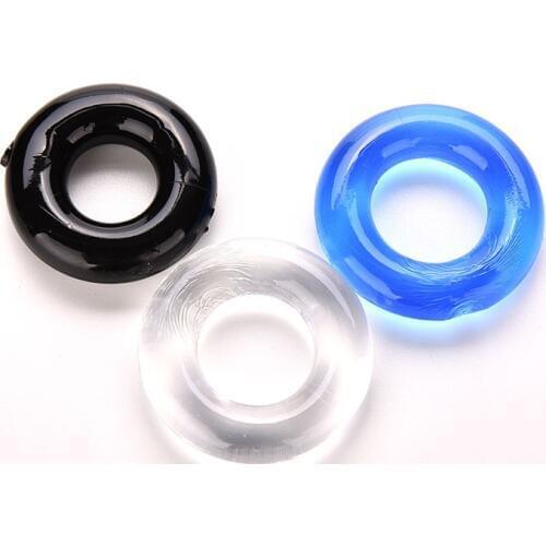 1Pcs Silcone Donuts Chunky Cock Penis Rings, Delaying Ejaculation Rings, Penis Ring, Flexible Glue Cock Ring, Sex Toys For Men