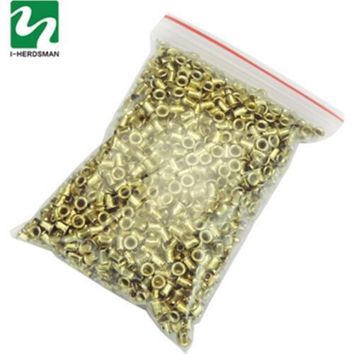 1100 Pcs Italian Bee Beehive Nest Box Threading Hole Nest Box Nest Foundation Copper Eye Beekeeping Tools