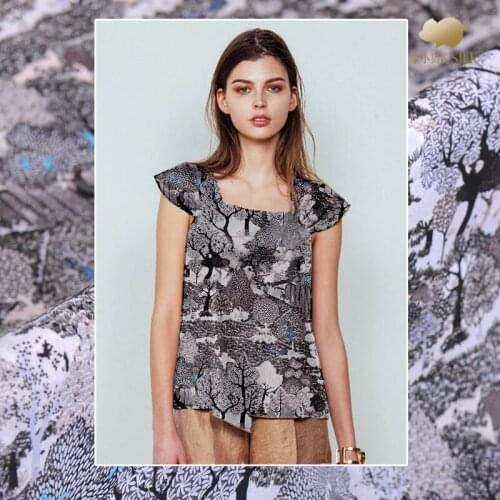 30mm silk stretch heavy crepe fabric 110cm matt anti-wrinkle suit dress silk fabric material wholesale silk cloth