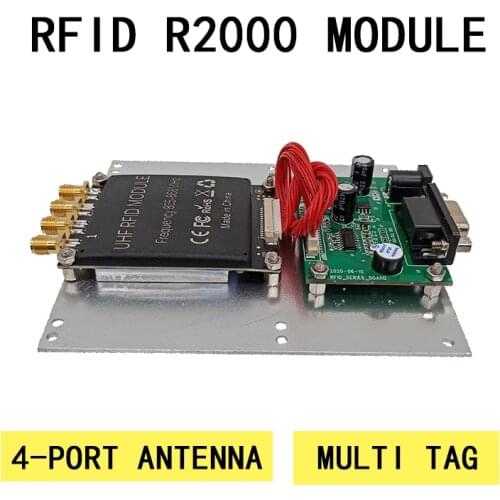 4 Port Antenna UHF RFID R2000 Chip 860-960Mhz Multi TAG Reade Exploitation Module Board With Free DEMO SDK