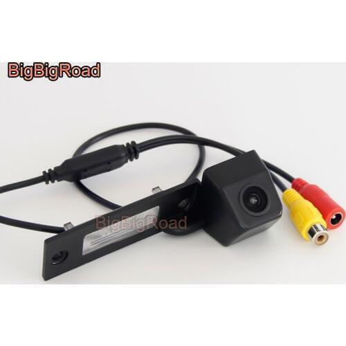 BigBigRoad For Volkswagen CC Jetta MK3 Caddy Golf Plus Multivan Transporter T5 Touran Passat B5 B6 LingYu Car Rear View Camera