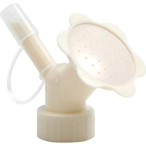 Watering Beverage Bottle 2021 New Home Decor Dual PP Adjustable Household Flower Gardening Ivory Gray Bule Sprinkler Head
