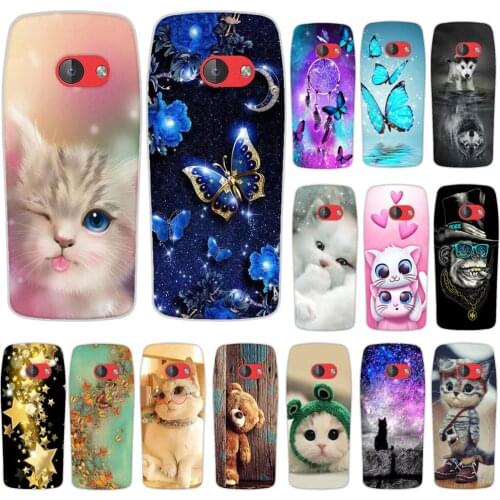 For Nokia 210 2019 Case Protection TPU 3D Print Pattern Capa For Nokia 210 Silicone Shell For Nokia 210 2019 Cover 2.4" Funda