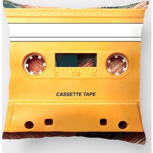 Cassette Tape Wedding Decorative Cushion Cover Pillow Case Customize Gift High-Quility By Lvsure For Car Sofa Seat Pillowcase