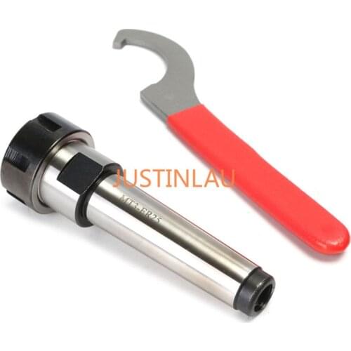 JUSTINLAU MT3 ER25 M12 Collet Chuck Holder Fixed CNC Milling Turning Tools + 1Pc Spanner