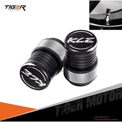 For Kawasaki KLE 250 400 500 650 Motorcycle Accessories Wheel Tire Valve Caps Covers