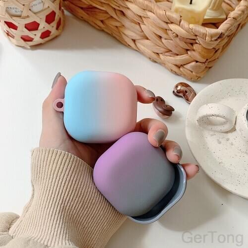 Gradient Protective Case For Samsung Galaxy Buds Live Wireless Headset Shockproof Hard Cover Case For Galaxy Bud Live Case Shell